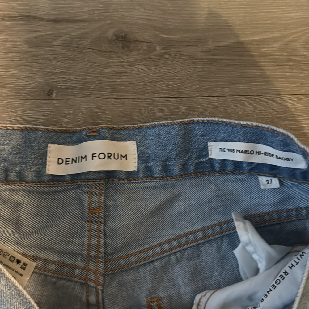 Denim Forum 90's Marlo Hi- Rise Baggy Jean - Picture 2 of 8